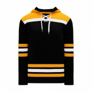 RuffinoCustoms Custom Team Hoodie - Hockey / Football Jersey Style 5X / Black