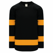 H400-221 Black/White Blank hockey Practice Jerseys