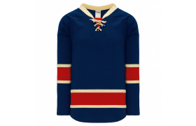 Athletic Knit (AK) H550BA-NYR869B New Adult New York Rangers Winter Classic Sand Hockey Jersey Small