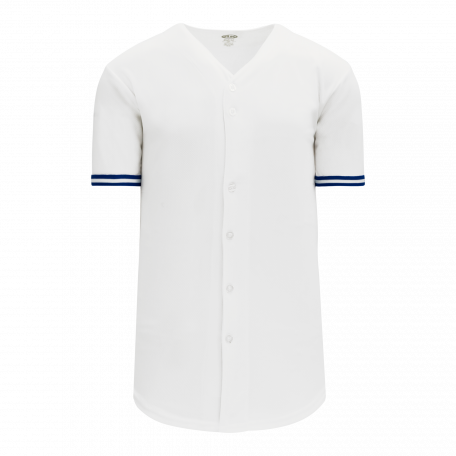 Athletic Knit Full Button Baseball Jersey with Braided Trim | Baseball | Full Button | In-Stock | Jerseys TOR568