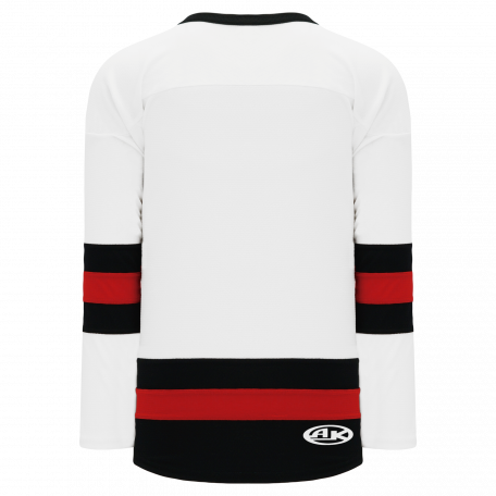 Blank white hockey jersey on sale